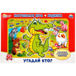 Настольная игра-ходилка "Угадай кто?" в кор. Умные игры в кор.20шт 4680013715236