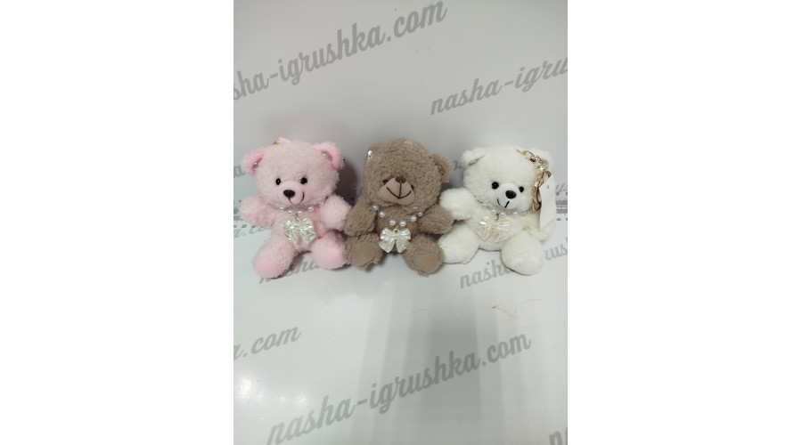 Мягкая игрушка брелок Мишка 12см 12в1 ХХА200-1473