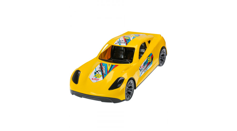 Машинка  Turbo "V-MAX" желтая 40 см ( Арт. И-5853)