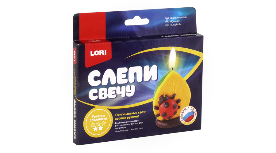 Слепи свечу "Божья коровка"  Пз/С-003