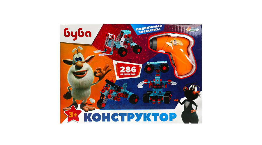  Конструктор БУБА кор.41,2*29*5,5см ИГРАЕМ ВМЕСТЕ в кор.24шт 1212K347-R