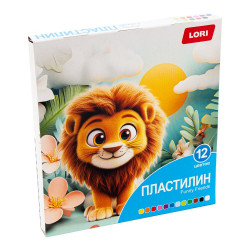 Пластилин FUNNY FRIENDS 12 цв, 15 гр,пенал Плф-007