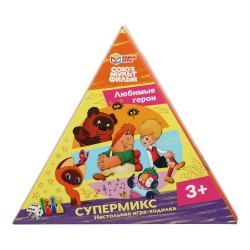 Супермикс. Союзмультфильм.Настольная игра-ходилка в треугол.кор. 300х300х50мм. Умные 4630395014373