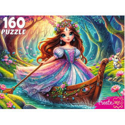 ПАЗЛЫ 160 элементов. НОЧНАЯ ПРИНЦЕССА (арт. УК160-5536)
